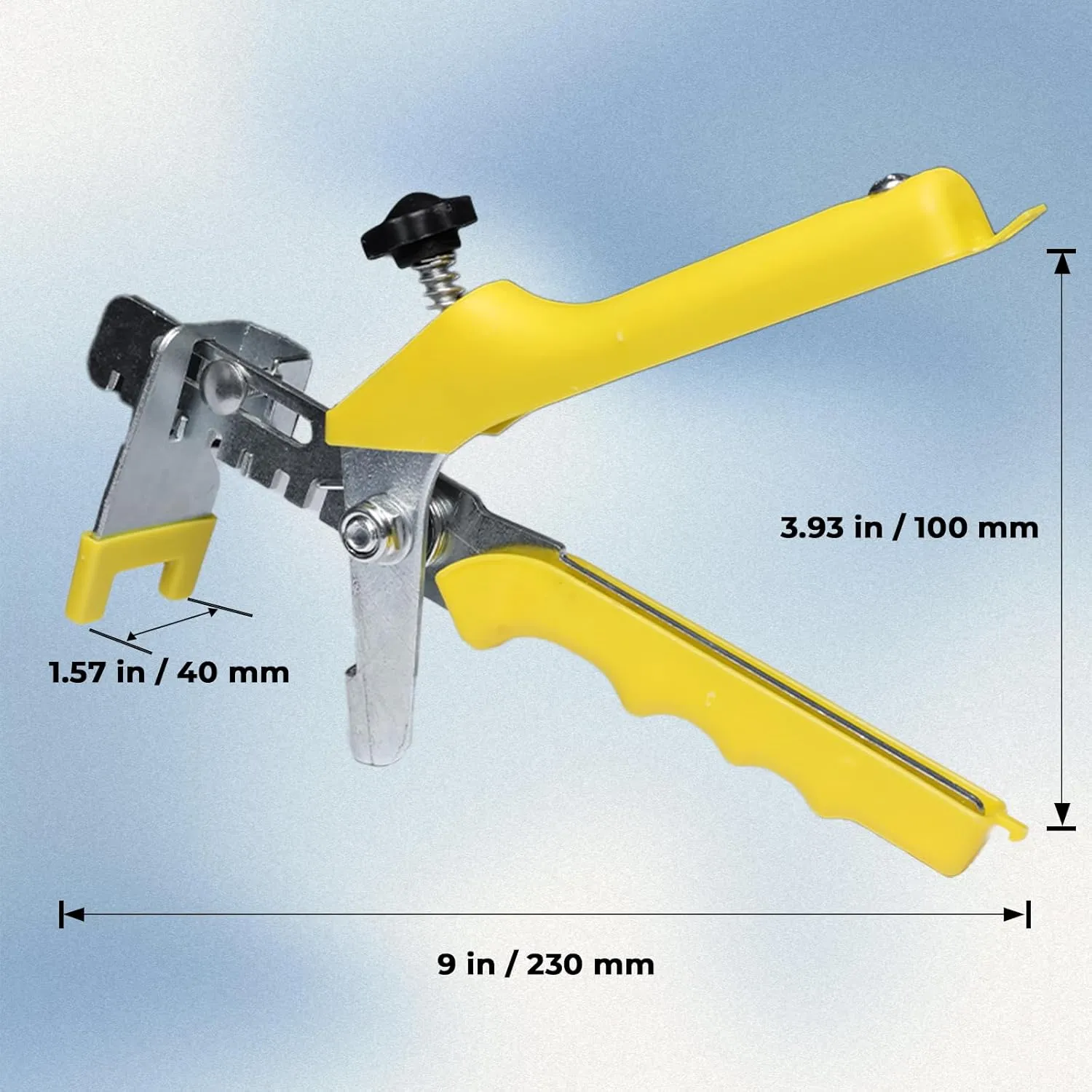 Eunice Tile Leveling System with Plier - 300 Leveling Clips and 100 Reusable Wedges, 1/16 Inch Leveler Spacers DIY for Wall/Floor Ceramic Tile and Stone Installation
