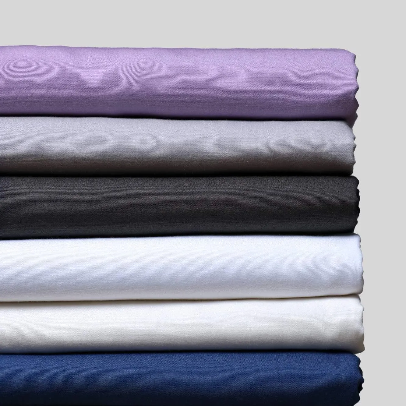 Fabdreams 100% Organic Cotton Percale Weave King Size Sheet Set | 300 Thread Count | GOTS Certified | Long Staple Cotton | Cool Crisp Breathable | Fits Upto 17" Deep Pocket | Lilac