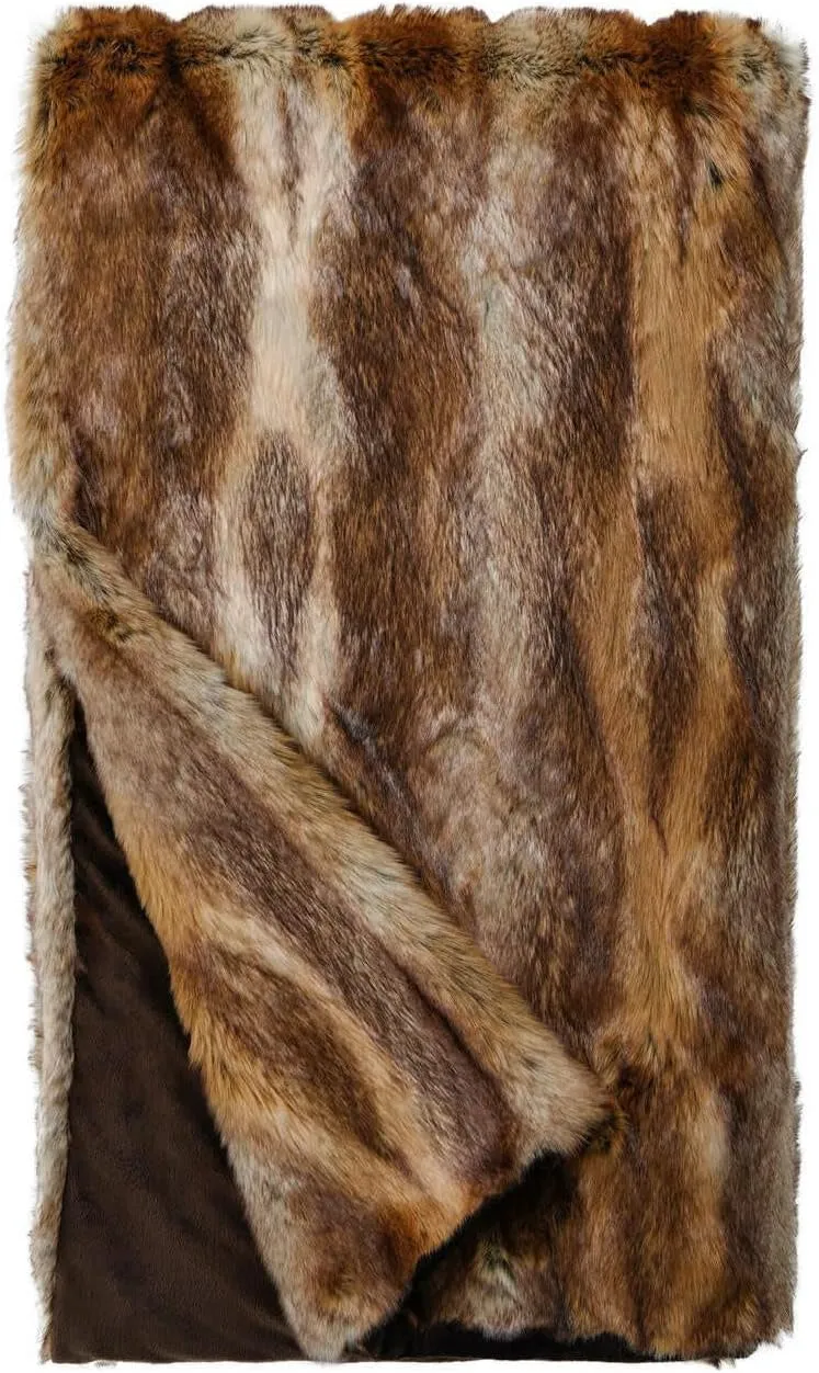 Fabulous-Furs Donna Salyers Signature Series Fisher Faux Fur Throws, Fisher, 60x72