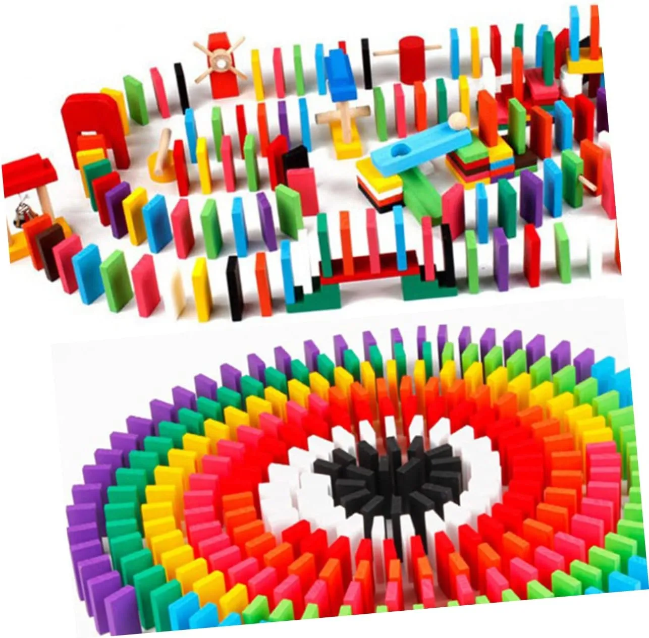 FAVOMOTO Building Blocks for Kids Set 120pcs Creative Educational Toys for Toddlers Adults