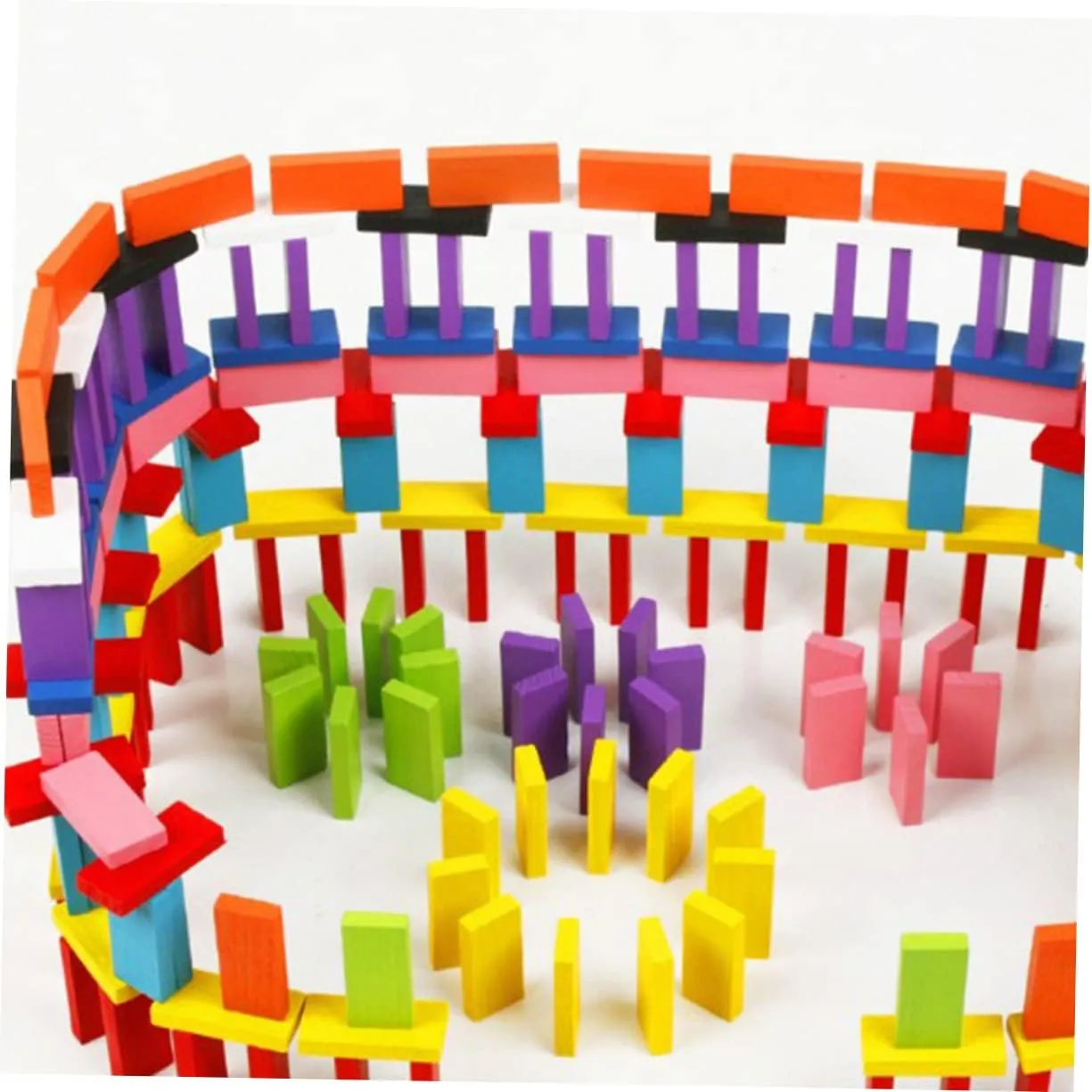 FAVOMOTO Building Blocks for Kids Set 120pcs Creative Educational Toys for Toddlers Adults