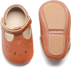 Felix & Flora Soft Sole Baby Shoes - Infant Baby Walking Shoes Moccasinss Rubber Sole Crib Shoes