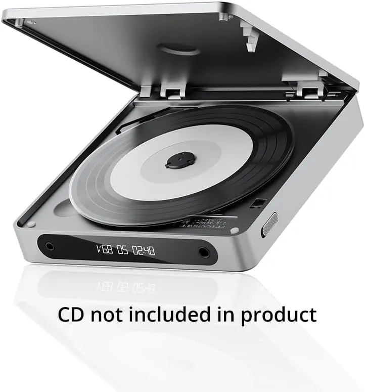 FiiO DM13 Multifunctional Portable Stereo CD Player with Long-Lasting Battery, Supports USB Ripping, Optical/coaxial/3.5mm/4.4mm outputs (Silver Bluetooth)