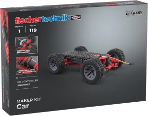 fischertechnik Maker Kit Car 571900 — Construction Set, Experiment Set for Technology Lovers from 14 Years