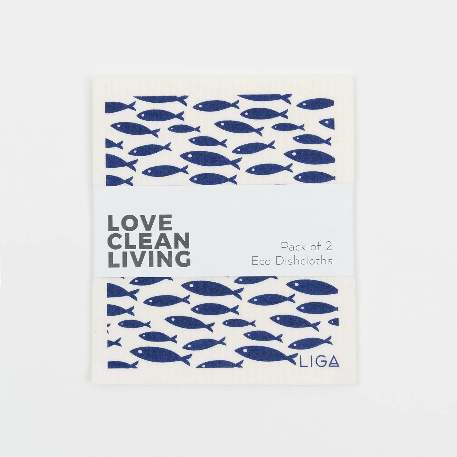 Fish & Wave Eco Dishcloth