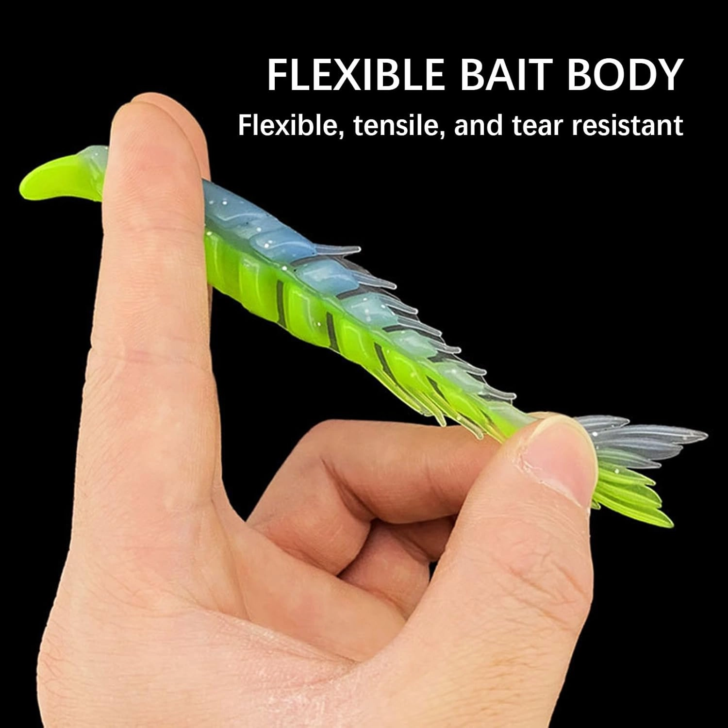Fishing Lure Set, Bionic Fishing Lure Soft Plastic Bait, Swim Bait, Realistic Creative Bait Set,Fishing Essential Bait(3/5/6/7 Pcs) (21PCS)