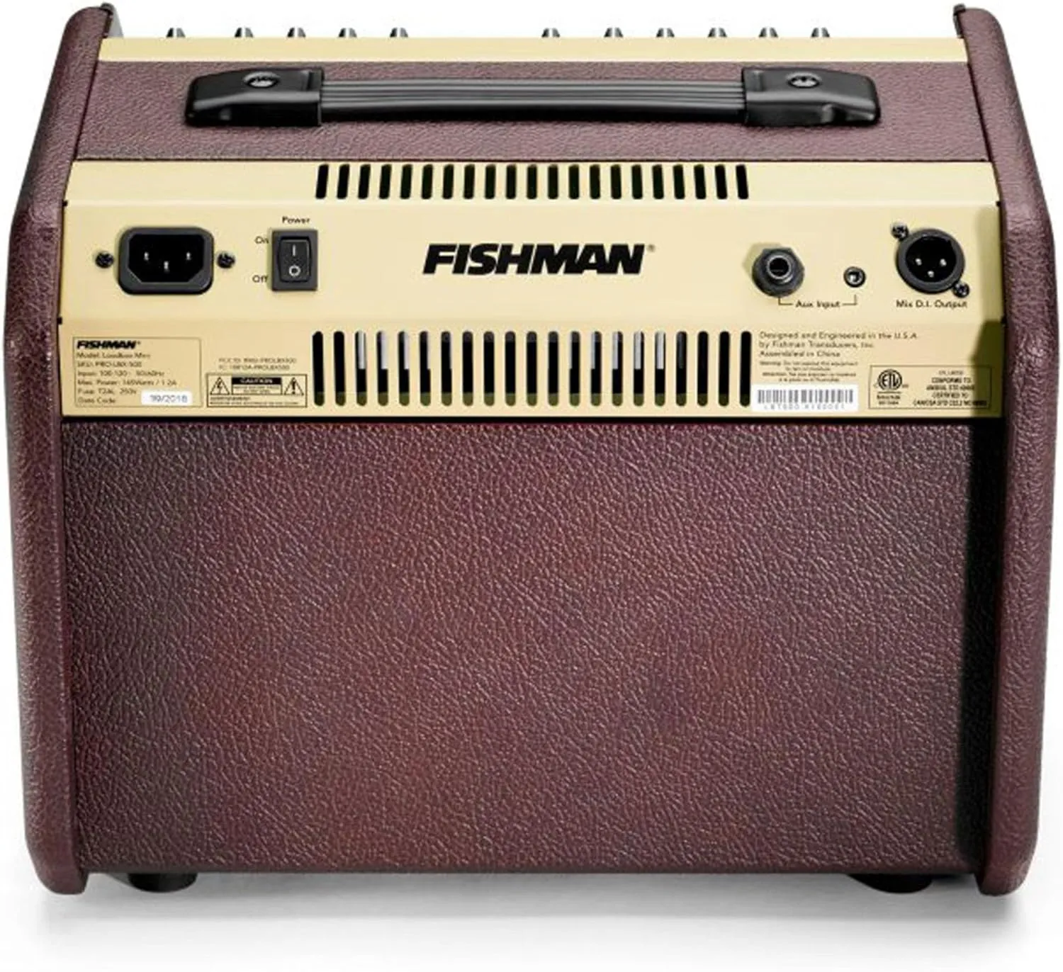 Fishman Loudbox Mini Guitar Combo Amplifier Bundle with XLR Cable, Instrument Cable, and Austin Bazaar Polishing Cloth