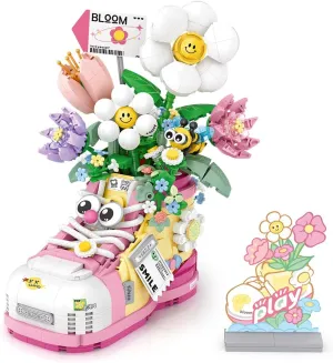 Flower Bouquet Building Sets,Creative Bonsai Flowers Bouquet Building Kit,Building Blocks Set for Adults and Kids