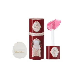 Flower Knows Strawberry Cupid All Day Glow Liquid Blush 03 Little Angel Cushion Powder Puff Set