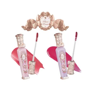Flower Knows Violet Strawberry Rococo Glowy Lip Gloss G02 G04  Hair Clip Set