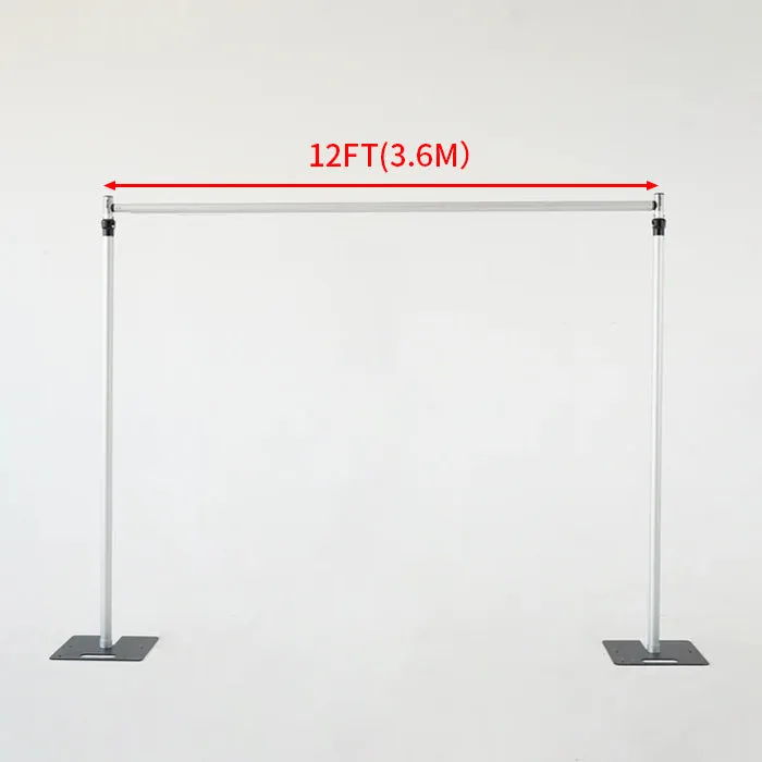 Flower Wall Stand 12x8ft Adjustable Sturdy Frames for Flower Walls Drapes Wedding Party