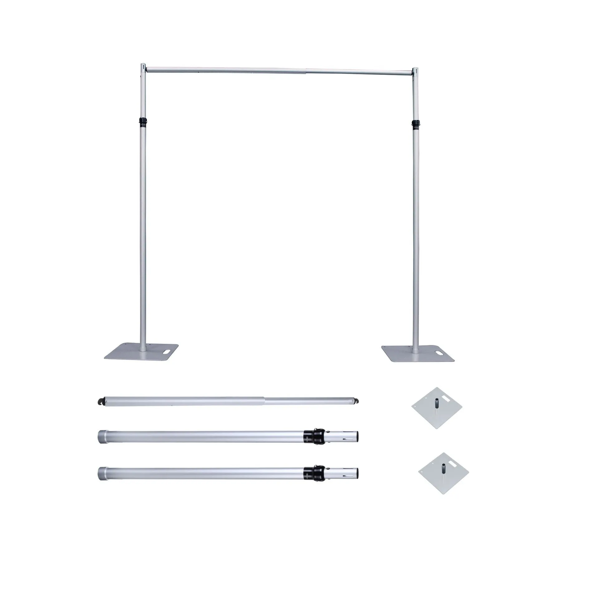Flower Wall Stand 12x8ft Adjustable Sturdy Frames for Flower Walls Drapes Wedding Party