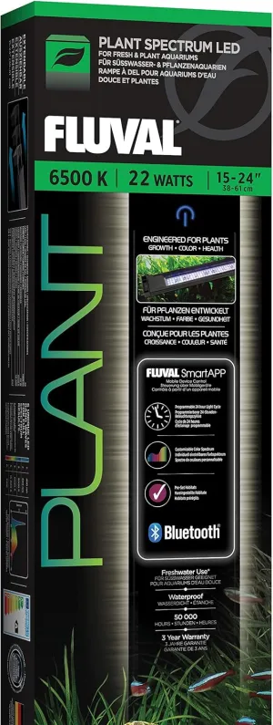 Fluval Plant 3.0 LED Planted Aquarium Lighting, 22 Watts, 15-24 Inches