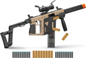 Foam Blaster with Soft Bullets, Outdoor Toy Acitivity, 18  (DesertVic)