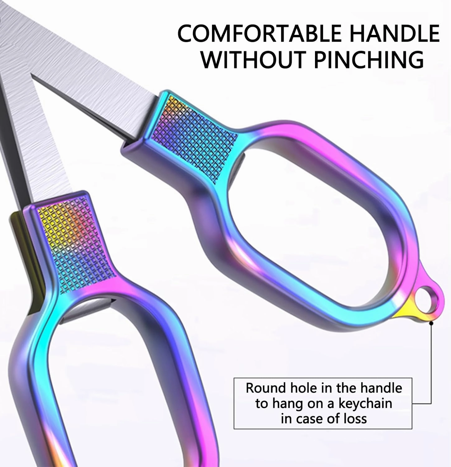 Folding Scissors, TSA Compliant and Portable, Compact, Safe Travel Scissors, Stainless Steel Retractable, 2 Pcs
