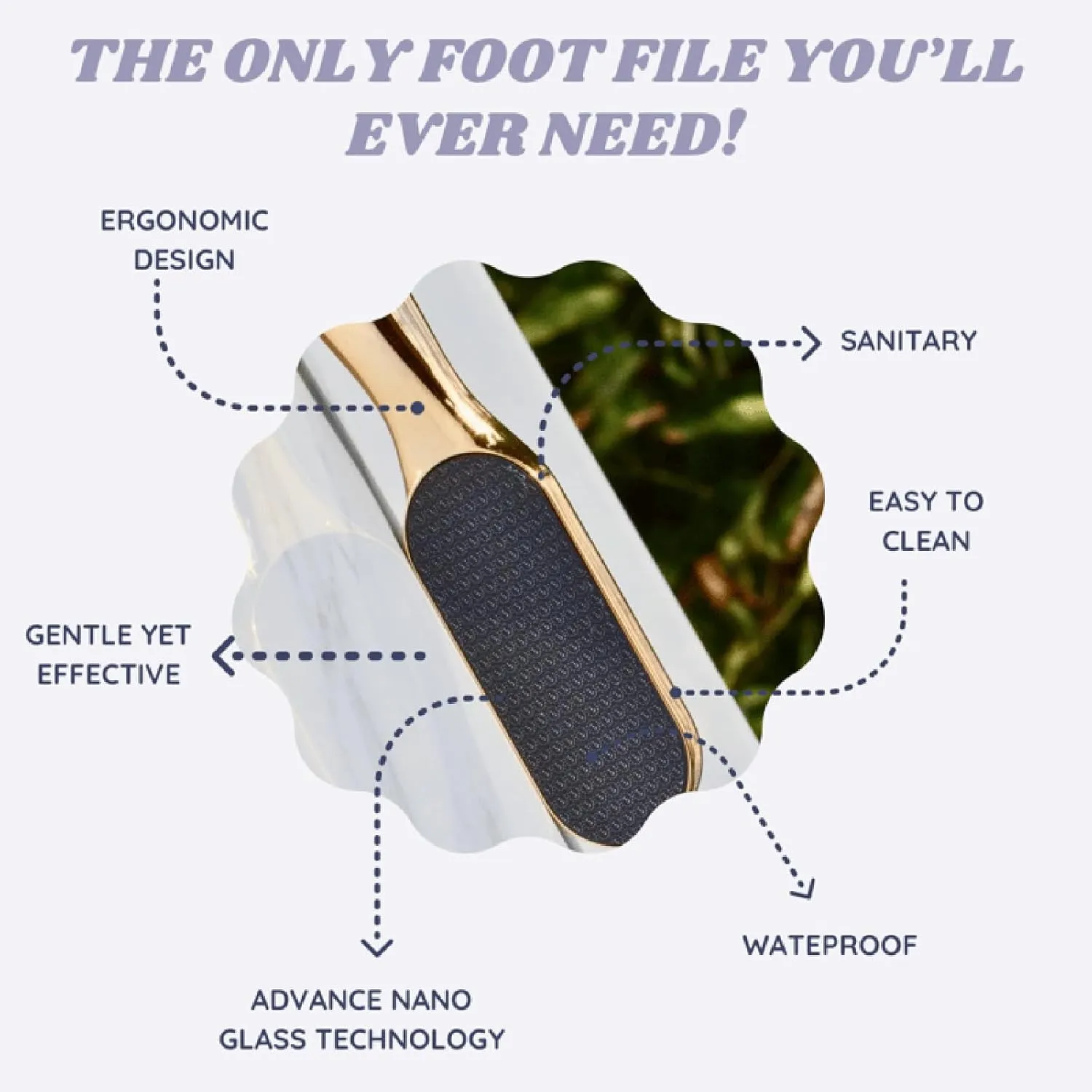 Foot File, Veins Grain Foot File, Beyondthe Cream Foot File, Beyondthe Cream Foot File, Nanoglass Foot File, Nano Glass Foot File Callus Remover, Foot File Callus Remover (2*Blue)