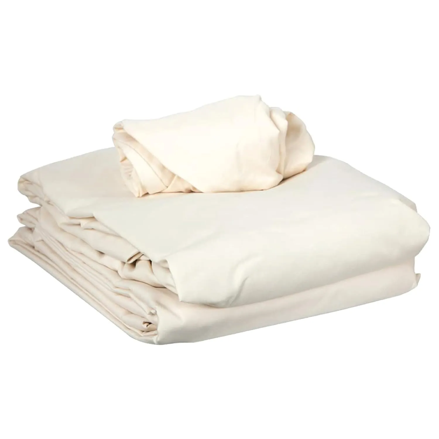 ForPro Professional Collection Premium Microfiber 3-Piece Massage Sheet Set, Natural, Ultra-Light, Stain, and Wrinkle-Resistant Includes Massage Flat and Fitted Sheet and Massage Face Rest Cover