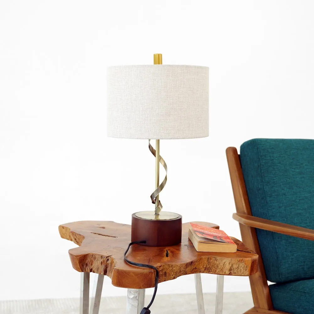 Foundry Twisted Metal Table Lamp
