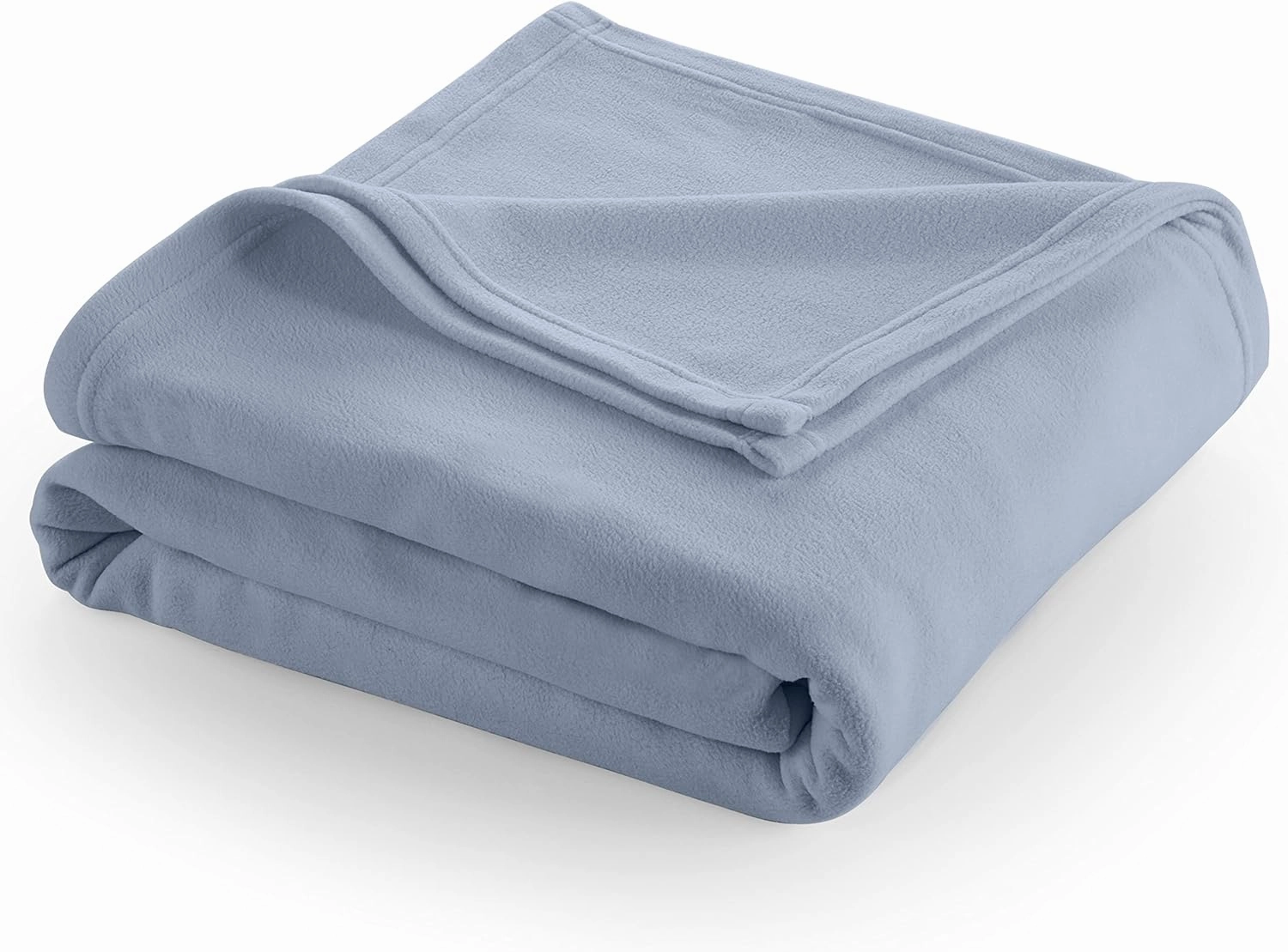 Full/Queen Size Fleece Blanket | Comfy Supersoft Fleece Blanket Full Size – All-Season Light Weight Throw Blanket | Luxuriously Soft | Throw Blanket for Couch and Sofa | Machine Wash | Blue
