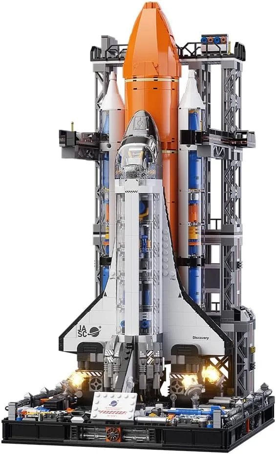 FunXylophy Space Building Block, Super Shuttle Building Bricks, Engineering Assembly Present and Collectible Kit for Adults (2200PCS)