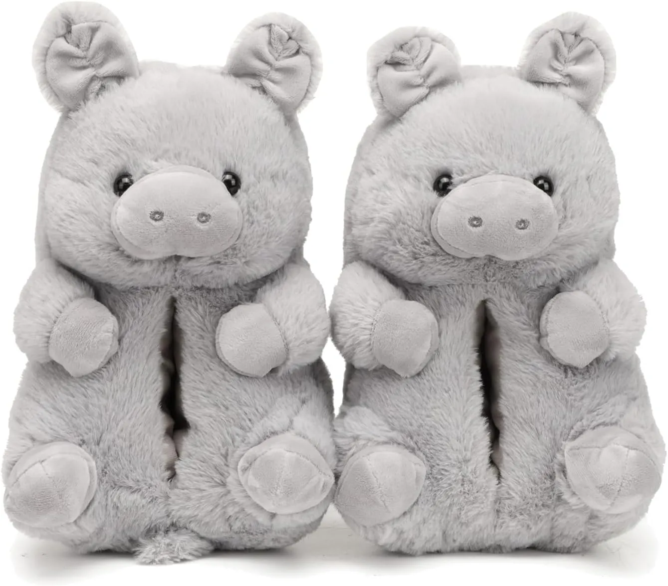 Fuzzy Women's Teddy Bear Slippers,Cozy Women Indoor House Shoes,Fun Costume for Adults,Cute Bedroom Slippers for Women Birthday Valentine's Gift Ideas