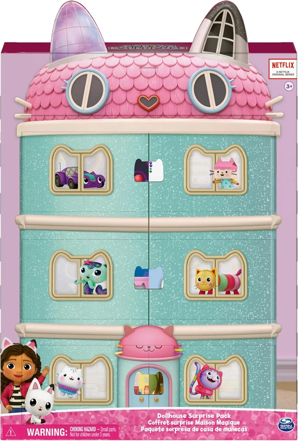 Gabby's Dollhouse, Surprise Pack, (Amazon Exclusive) Toy Figures and Dollhouse Furniture, Kids Toys for Girls and Boys Ages 3 and up