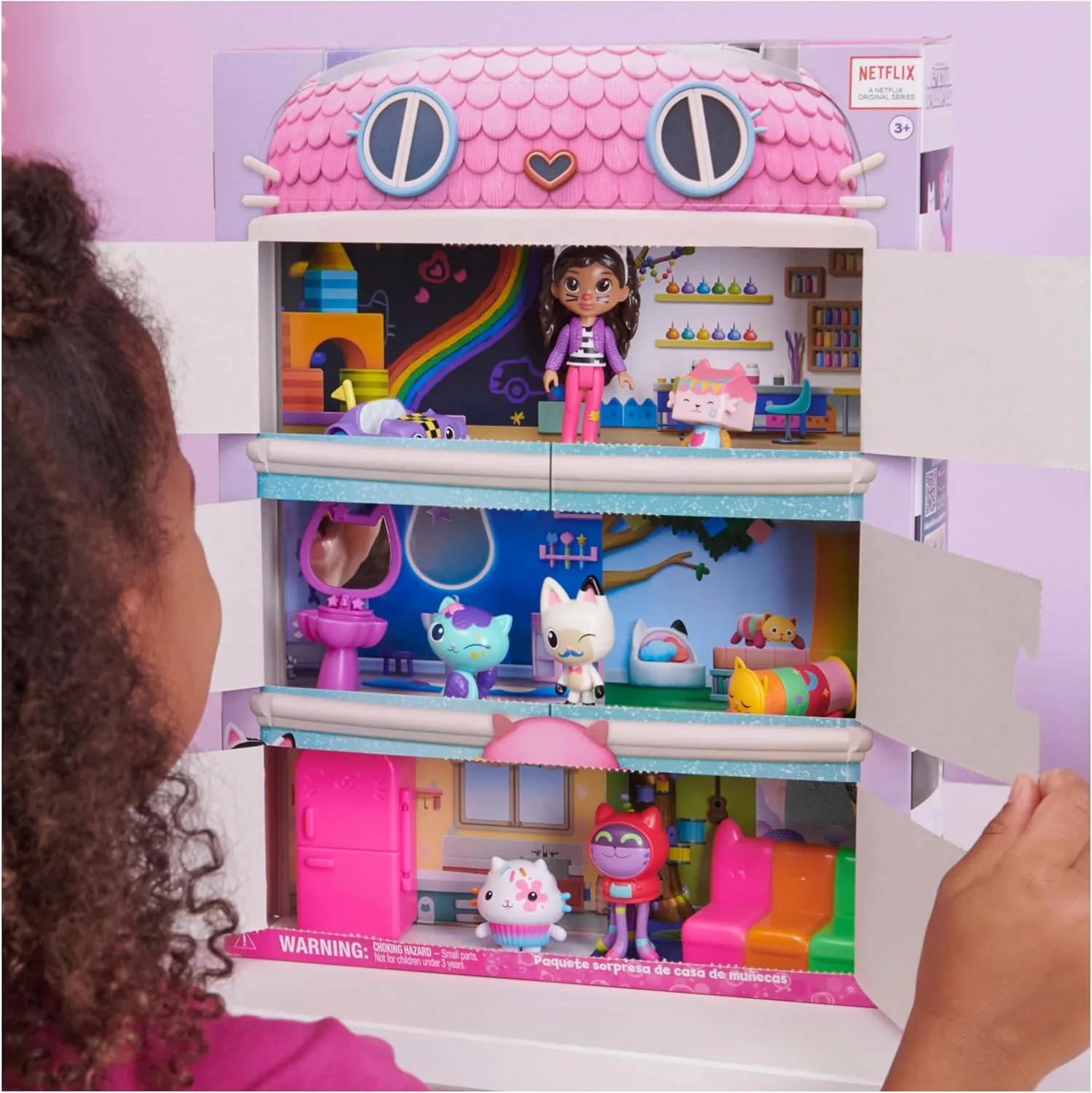 Gabby's Dollhouse, Surprise Pack, (Amazon Exclusive) Toy Figures and Dollhouse Furniture, Kids Toys for Girls and Boys Ages 3 and up