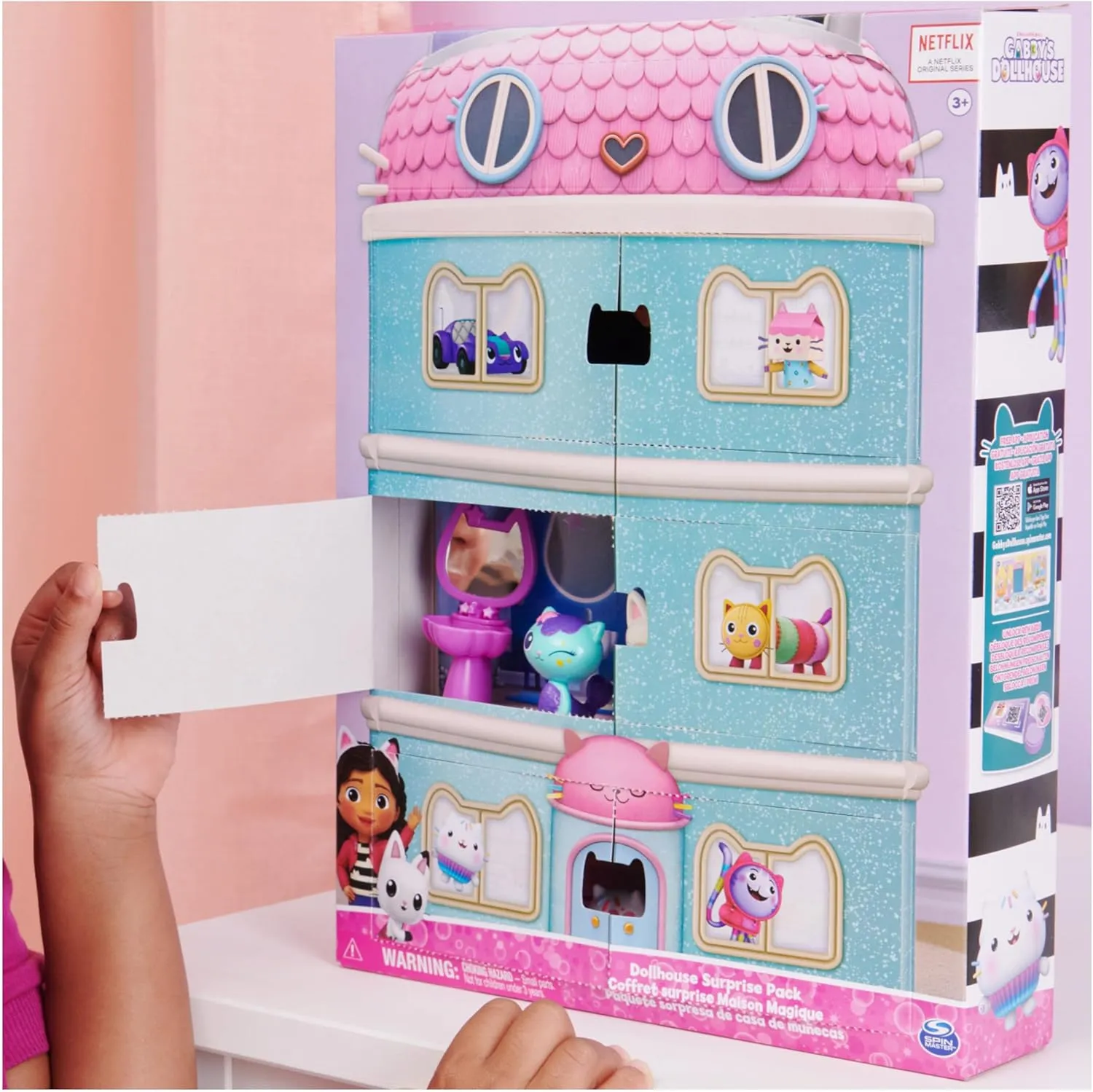 Gabby's Dollhouse, Surprise Pack, (Amazon Exclusive) Toy Figures and Dollhouse Furniture, Kids Toys for Girls and Boys Ages 3 and up