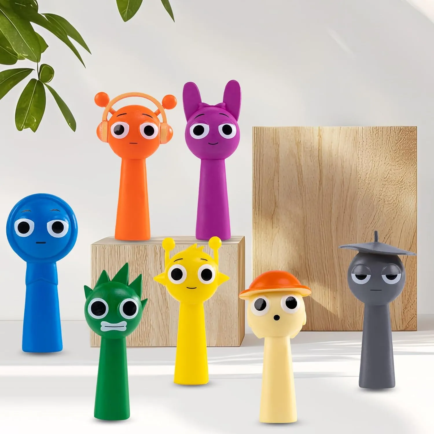 Game Toy Collectible Action Figures Fun Adult Decor Set with Durable Character Designs (12Pcs)
