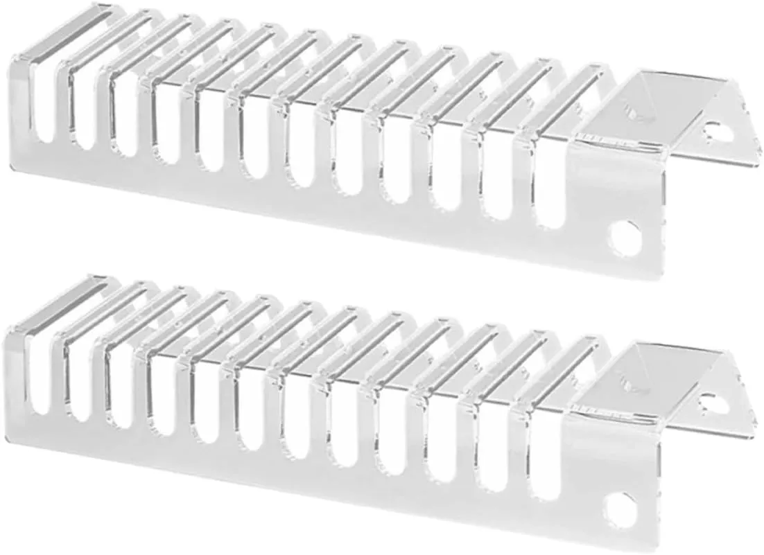 Garneck 2 Pack Acrylic Cap Display Stand Baseball Cap Rack Storage Organizer Hat Holder