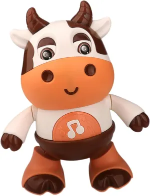 Garneck Electric Walking Calf with Musical Lights Early Learning Crawling Plaything for Adorable Design for Classroom Prizes Holiday Fun