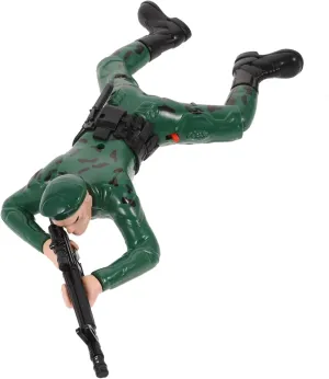 Gatuida 1pc Electric Soldier Army Soldier for Soldiers Crawling Music Climbing Soldier Figures Action Figure Soldier Action Figures Plastic