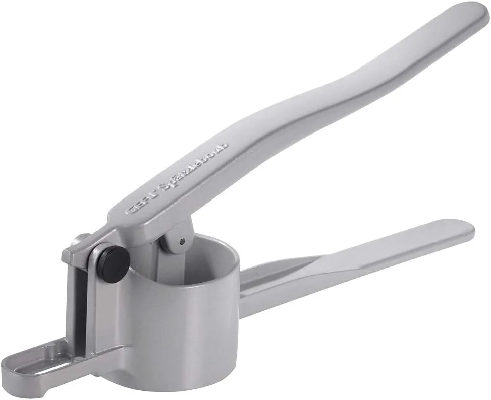 GEFU ge13160 Spaetzleboub Potato Press/Spatula Stainless Steel 16 x 12 x 9.5 cm Cast Aluminium