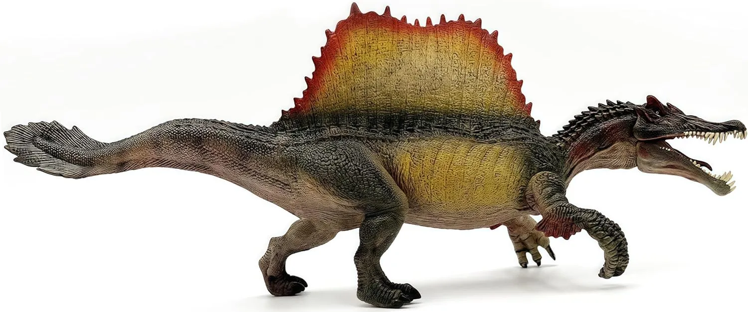 Gemini&Genius Spinosaurus Dinosaur Toy for Kids, The Spinosaurus with Moveable Jaw, 14.6" Lifelike Dinosaur Action Figure Great for Display, Stocking Stuffer or Birthday Gift