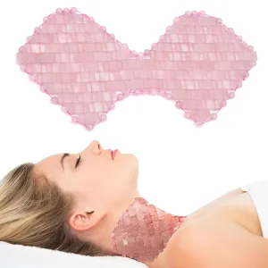 gemshan Neck Mask,Neck Wrinkle Skin Facial Tool Moisturizer Stone Neck Mask, for Beauty DIY Skin Care Moisturizing Firming