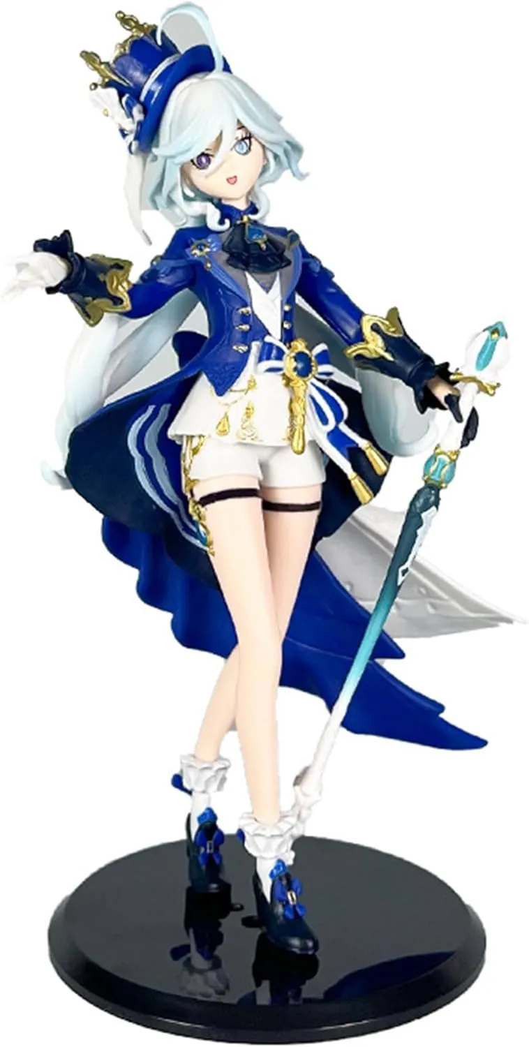 Genshin Impact Figure Furina Focalors Action Anime Figurine Creative Toy Ornaments Exquisite 8.6 Inch (Figure Furina)