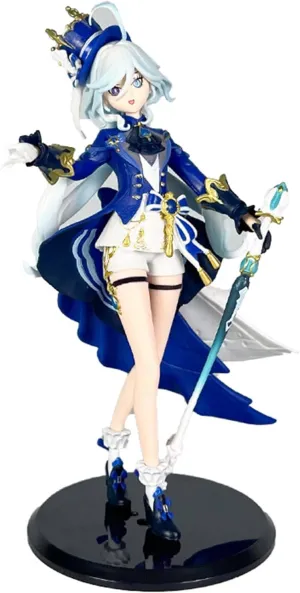 Genshin Impact Figure Furina Focalors Action Anime Figurine Creative Toy Ornaments Exquisite 8.6 Inch (Figure Furina)