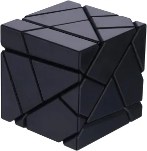 Ghost Speed Cube 3x3 Abnormity Stickerless Magic Puzzle with 2 Sets of Stickers