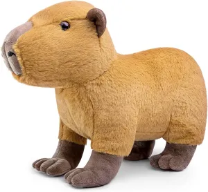 Giant Plush Capybara, 20' Realistic Stuffed Animal, Weighted Lifelike Rodent Toy, Soft Crawling Stuffed Animal, Unique Plushie Toys Model Doll for Kids