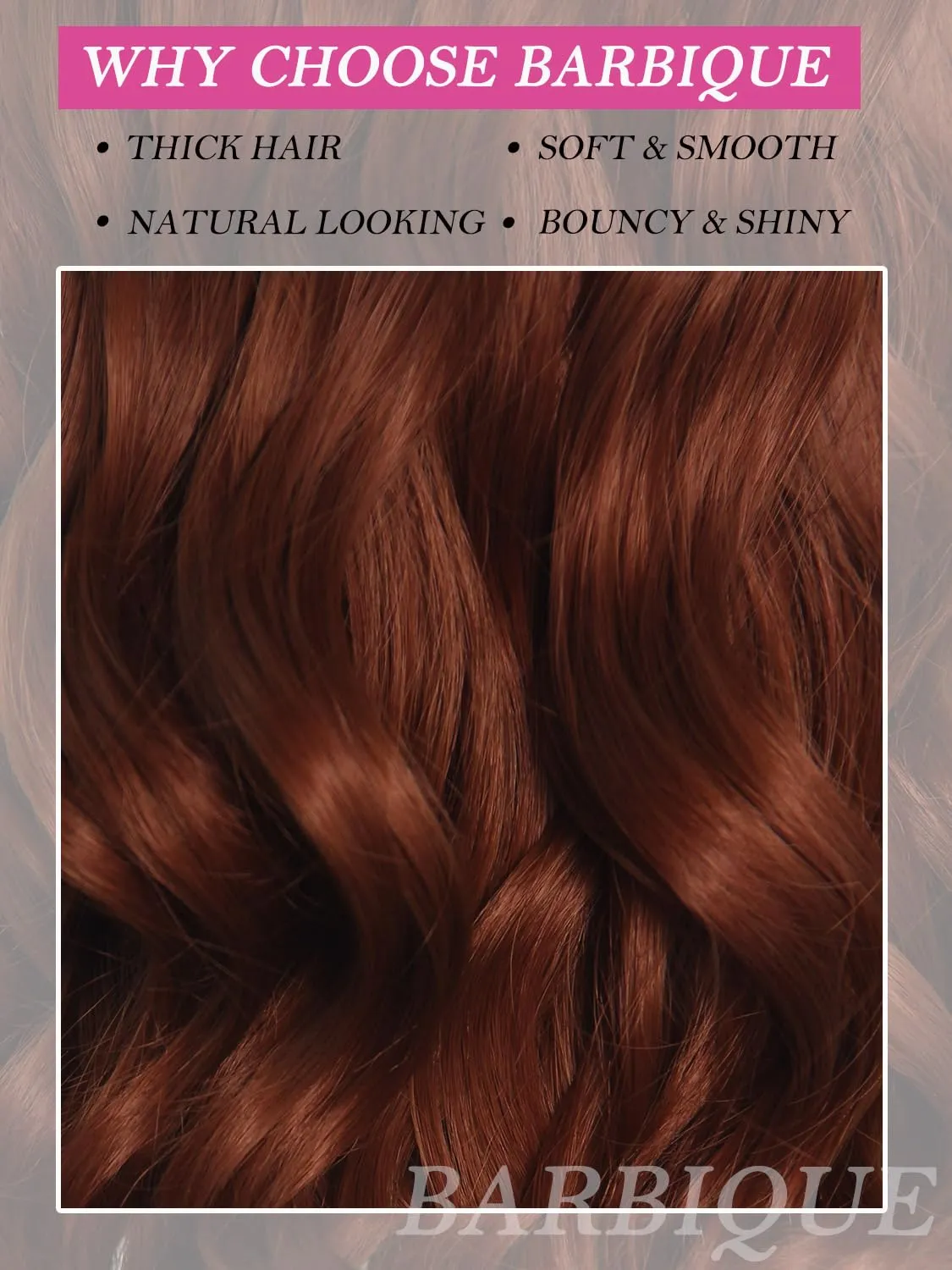 Ginger Orange Synthetic Lace Front Wig for Women, 13x6 Lace Front, Long Wavy with Baby Hair, Deep Parting, Natural Hairline, Hd Lace, Heat Resistant Fiber Wig 26 Inch