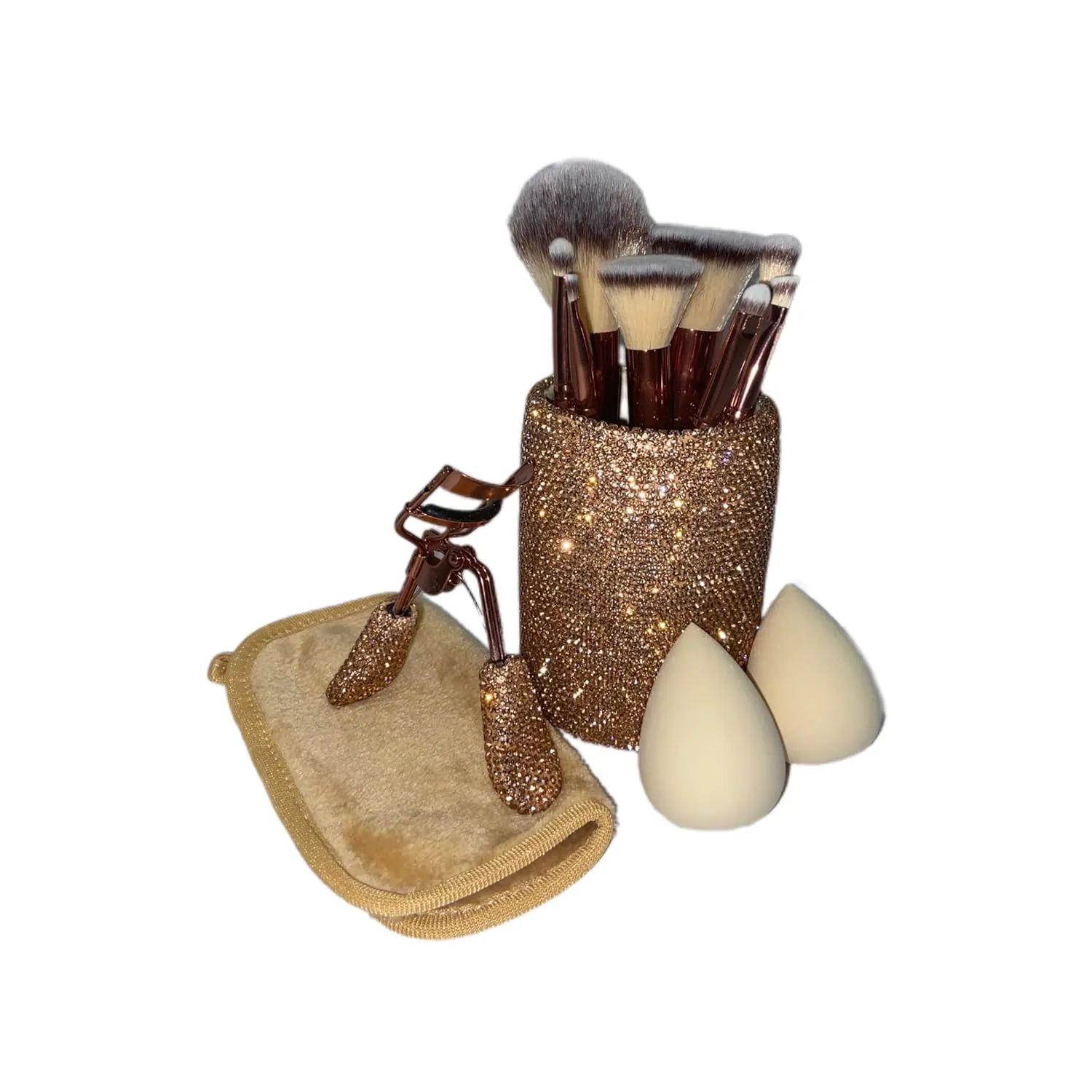 Glitz & Glam | Collection Brush Set Champagne 26 Pcs Set