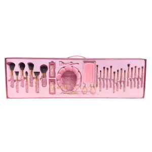 Glitz & Glam | Collection Brush Set (Dusty Rose Mega Bling, 30 Pcs)