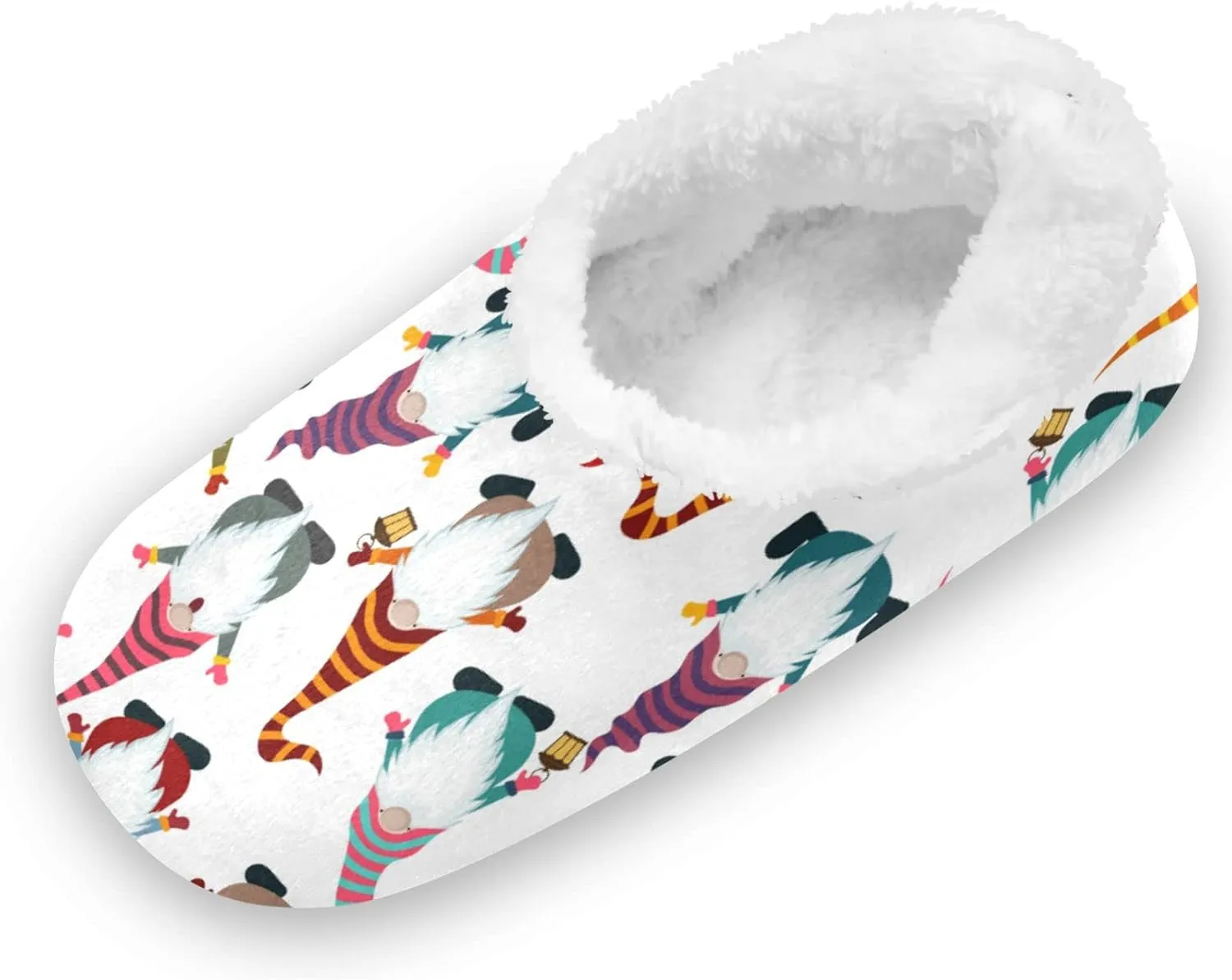 Gredecor Boys Girls Toddler Slippers for Kids Home House Slippers Warm Fur Non Slip Plush Indoor Slipper Socks