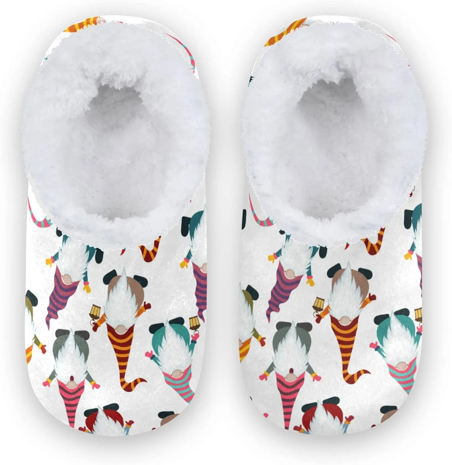 Gredecor Boys Girls Toddler Slippers for Kids Home House Slippers Warm Fur Non Slip Plush Indoor Slipper Socks