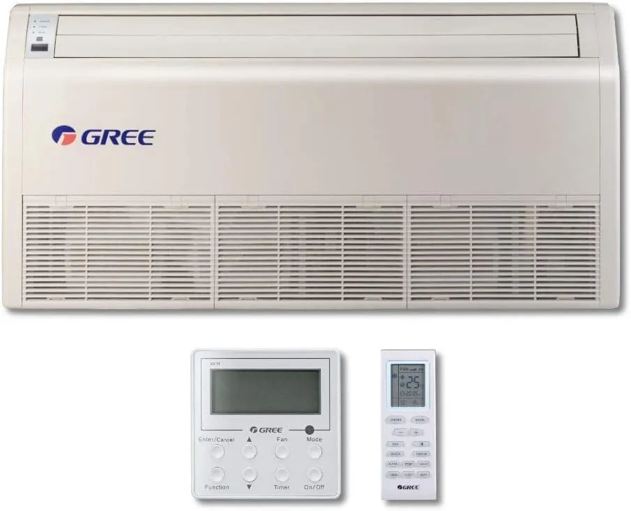 Gree 30,000 BTU Multi21  Tri-Zone Floor/Ceiling Mini Split Air Conditioner Heat Pump 208/230V SEER 21 (9-12-18)
