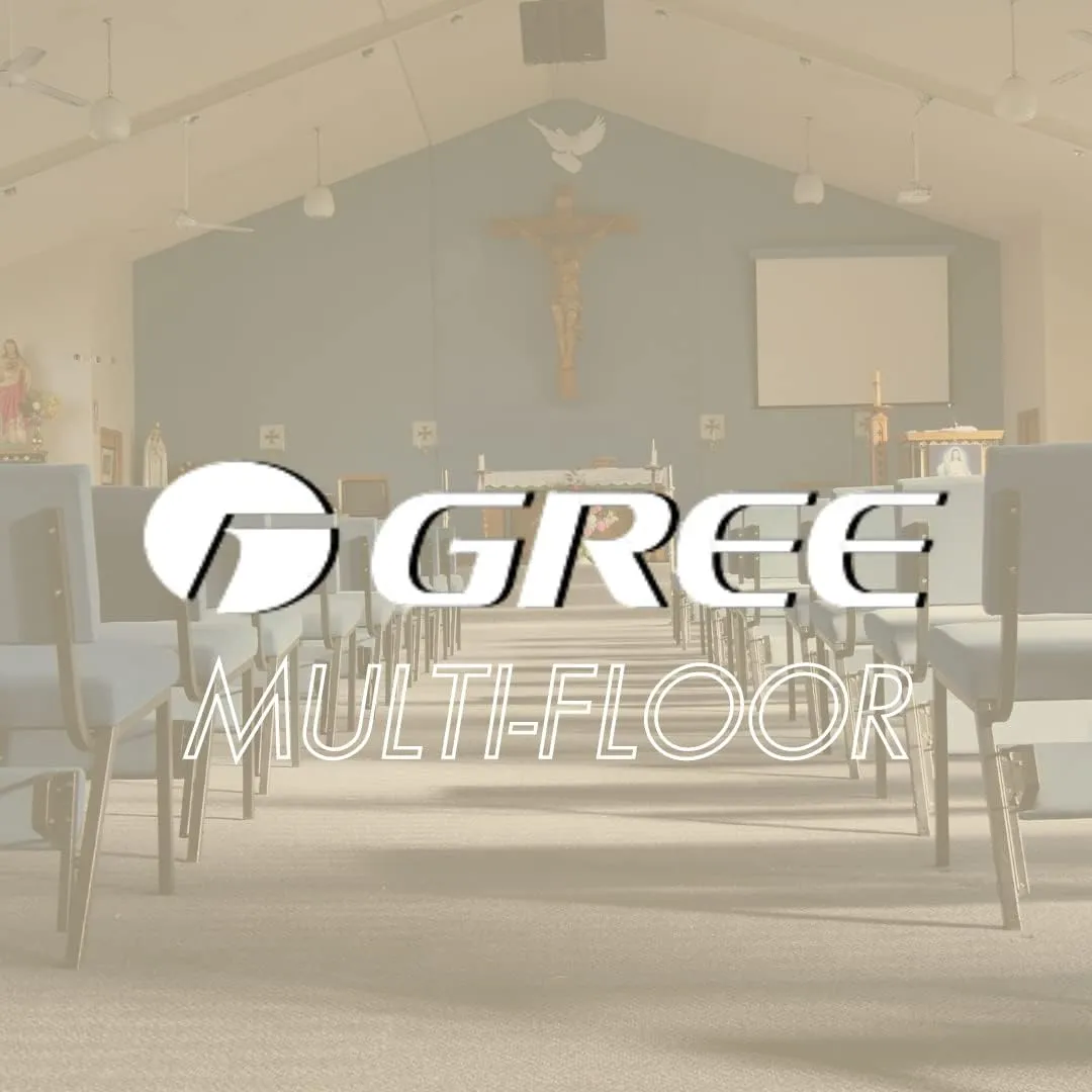 Gree 30,000 BTU Multi21  Tri-Zone Floor/Ceiling Mini Split Air Conditioner Heat Pump 208/230V SEER 21 (9-12-18)
