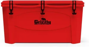 Grizzly 100 Cooler | 100 qt Ice Chest Durable Rotomolded Insulated | Made in USA | Warranty for Life | For Beach Boat Camping Fishing Hunting | G100