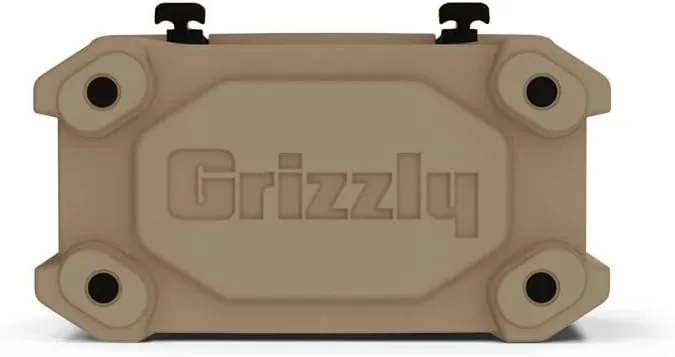 Grizzly 15 Cooler | 15 qt Ice Chest Durable Rotomolded Insulated | Made in USA | Warranty for Life | For Beach Boat Camping Fishing Hunting | G15