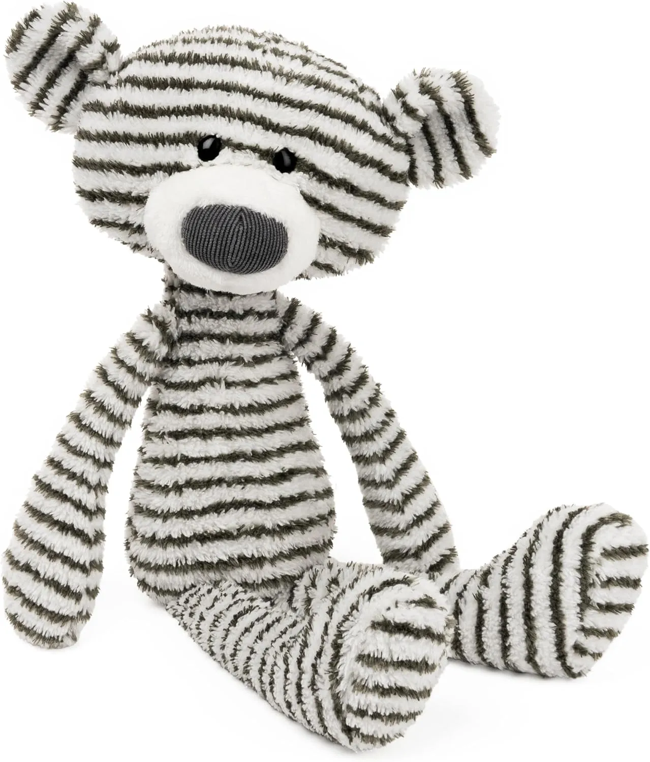 GUND Toothpick Stripes, Teddy Bear Stuffed Animal for Ages 1 and Up, Black/White, 15”