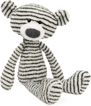GUND Toothpick Stripes, Teddy Bear Stuffed Animal for Ages 1 and Up, Black/White, 15”